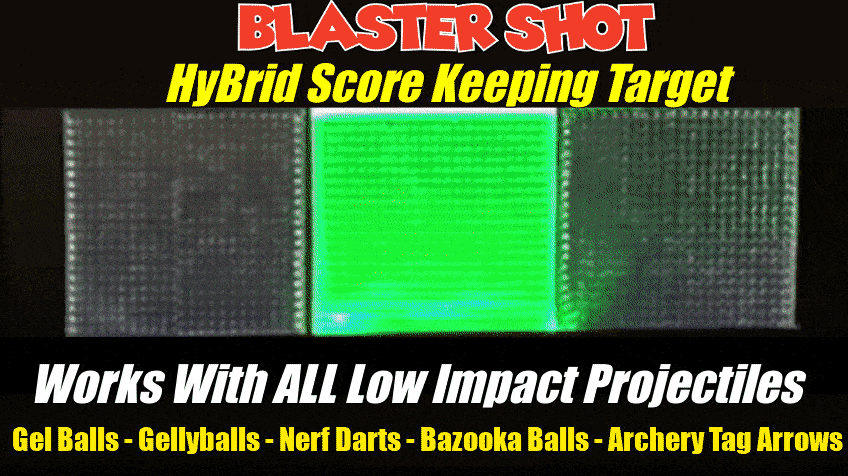 Hybrid Score Keeping Target for Gel Ball, Gellyball, Nerf & Archery Tag